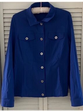 Robell Happy Jacket in Royal Blue Size 10
